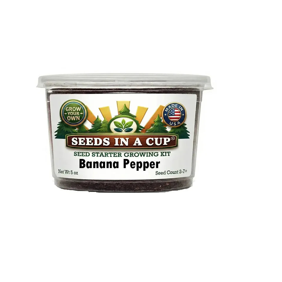 Banana Pepper Grow Kit | Grow Sweet Peppers from Seed | Seeds In A Cup®
