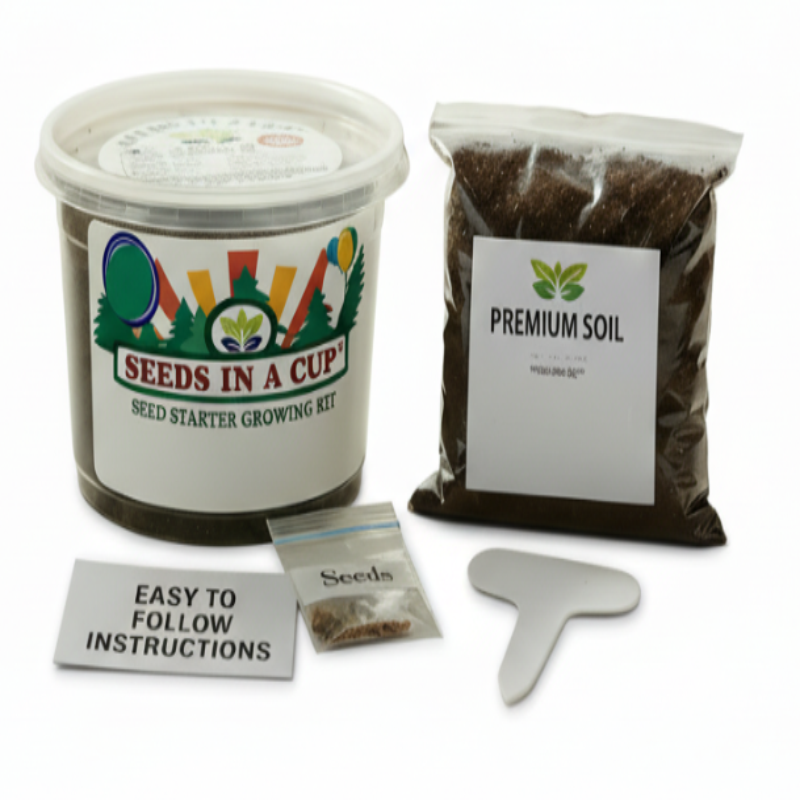 Mustard Greens Grow Kit | Grow Mustard Greens from Seed | Seeds In A Cup®