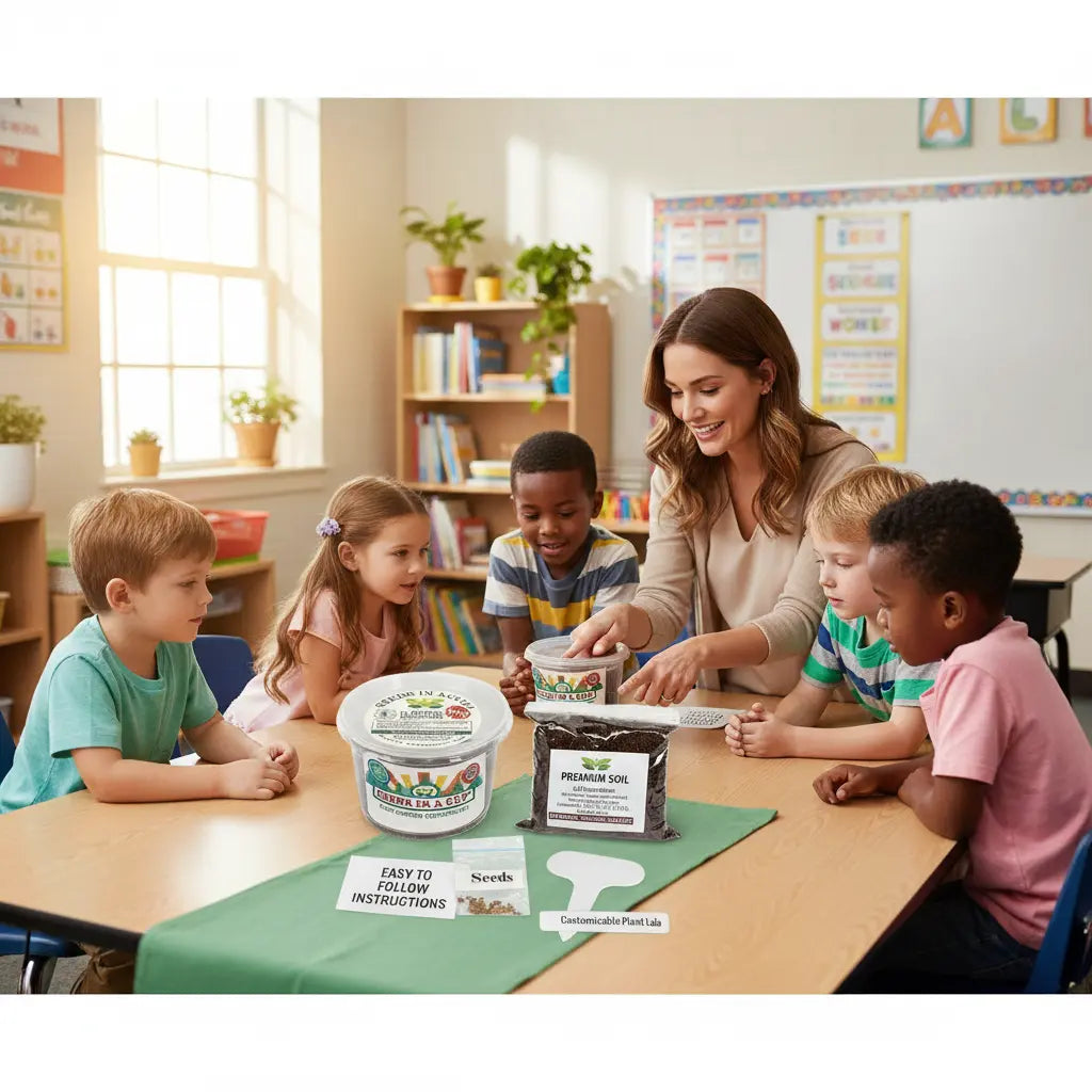 Kids Discovery Garden Kit | Educational STEM Seed Starter